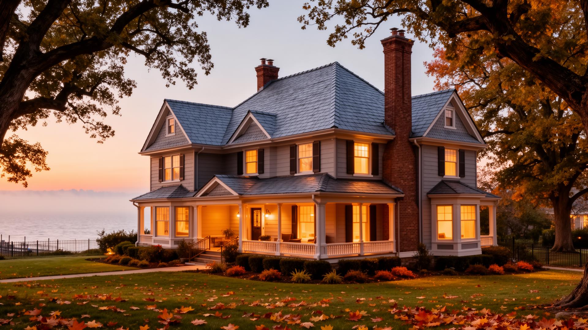 Historic Evanston home with new architectural shingle roof